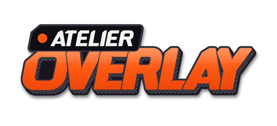 Logo Atelier Overlay, dernière image de son animation d’apparition.
